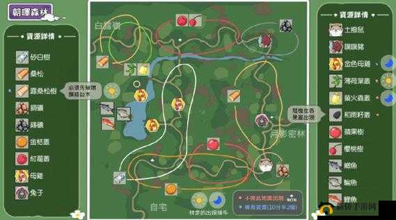 小森生活探索记：噗噗猪全地图现身指南