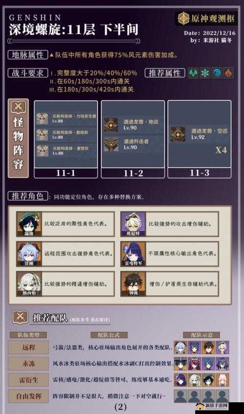 原神深境螺旋 9 到 3 层通关秘籍及详细作战策略指南