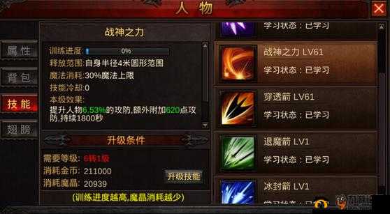 全民奇迹8转斗士：技能搭配攻略详解