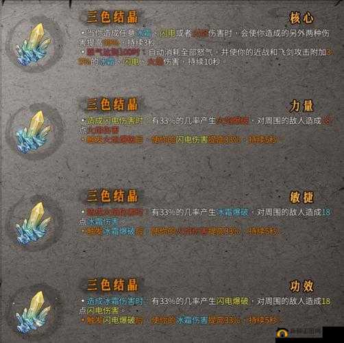 暖雪手游三色结晶介绍：深度解析与玩法指南