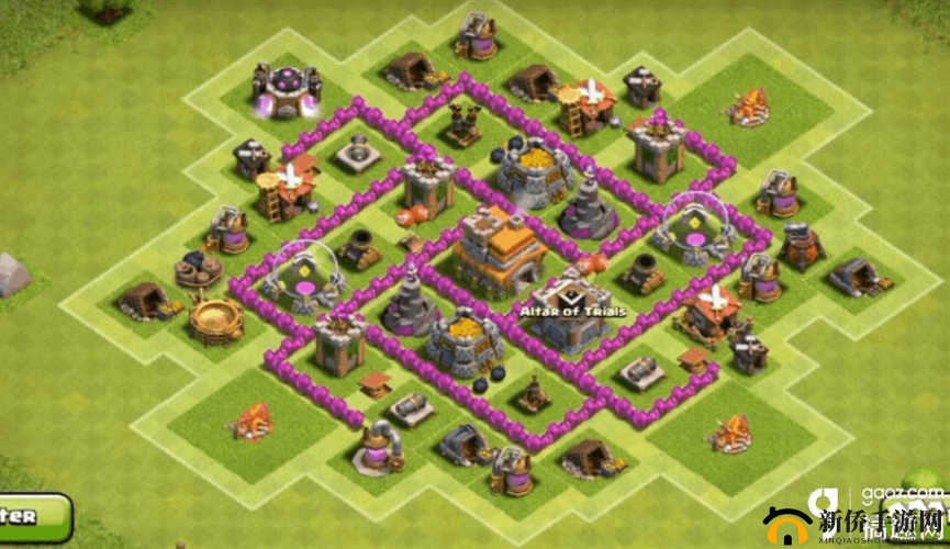 部落冲突六本布局图：七本以下玩家的最优布阵攻略