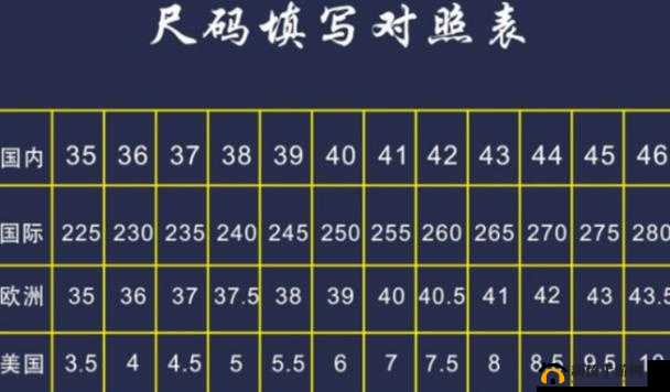 国产尺码：XX 码；欧洲尺码：XX 码