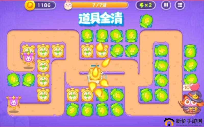 保卫萝卜 3 跳波道具用途及合理使用减时间技巧解析