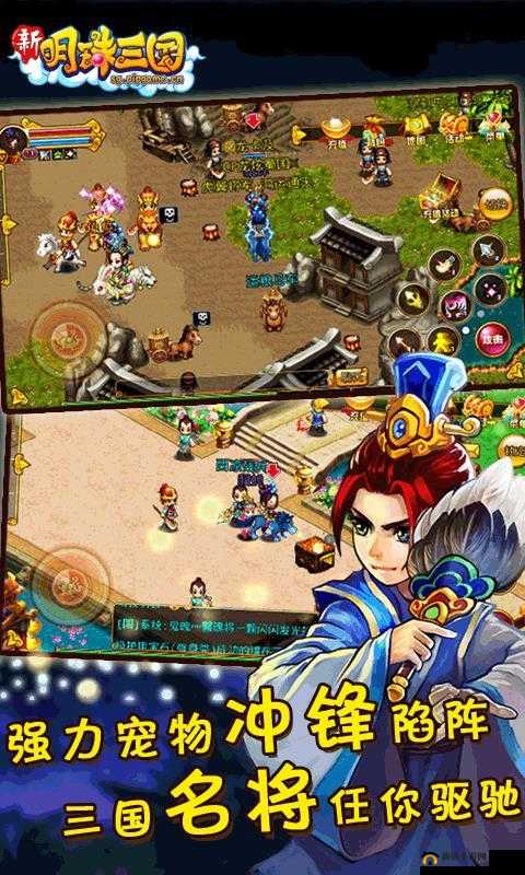 新明珠三国武将职业深度剖析：攻防兼备的战场主宰