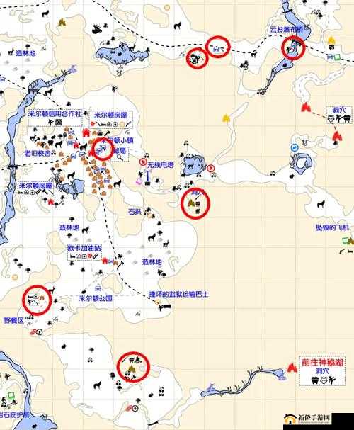 漫漫长夜下的探索：山间小镇地图细节全解析