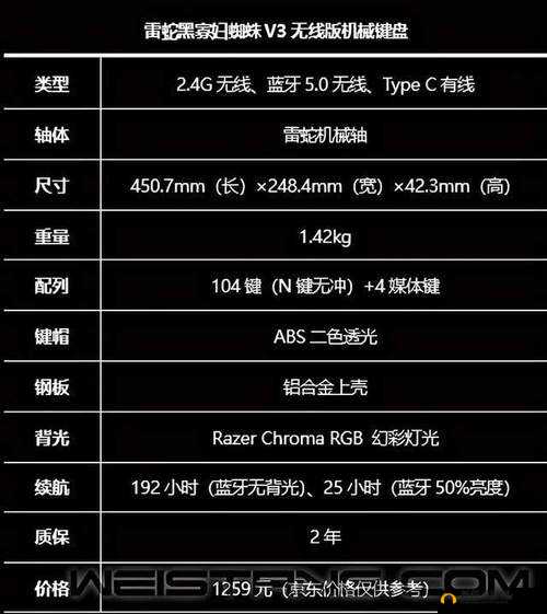 黑寡妇 V3 有线和无线区别-特点分析
