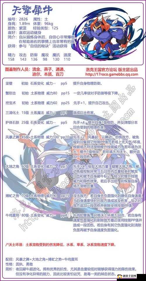 洛克王国天擎犀牛实战解析：全面技能展示与评测