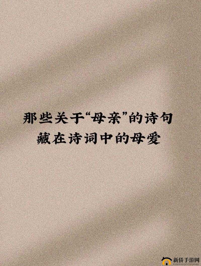 母亲最经典的一句：你个逆子