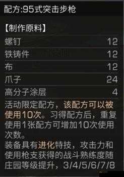 明日之后：揭秘95式突击配方新年夺宝获取攻略及概率揭秘