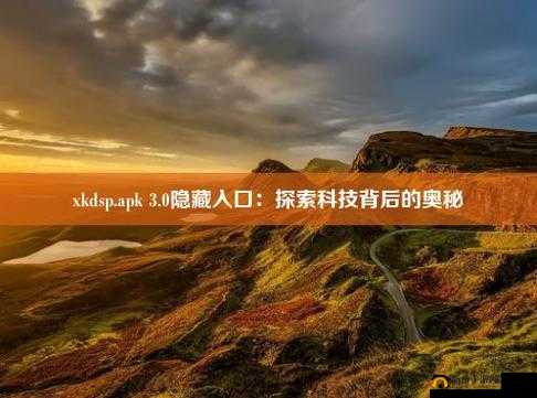 xkdsp.apk 3.0 隐藏入口：神秘的通道