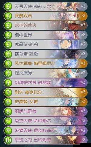 影之诗 WLD 空天控妖策略分享 助力亚里莎成功逆袭