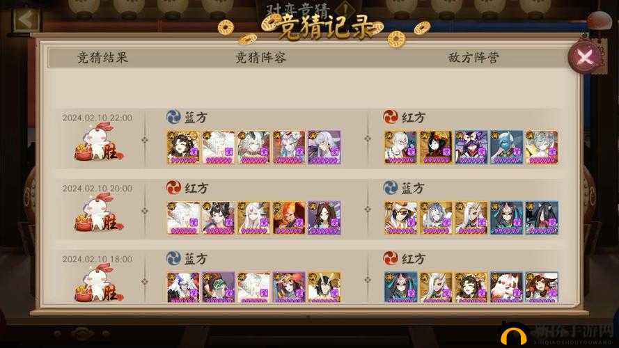 10 月 6 日阴阳师对弈竞猜详细分析与全面解读