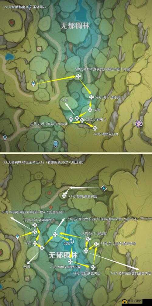 原神树王圣体菇位置揭秘：寻找提瓦特大陆的神秘宝藏