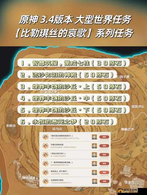 原神：如何触发并开启3.4世界任务？