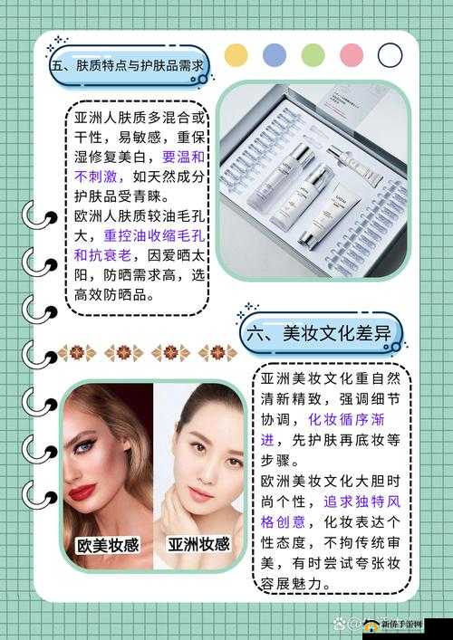 亚洲人与欧洲人美妆需求区别分析