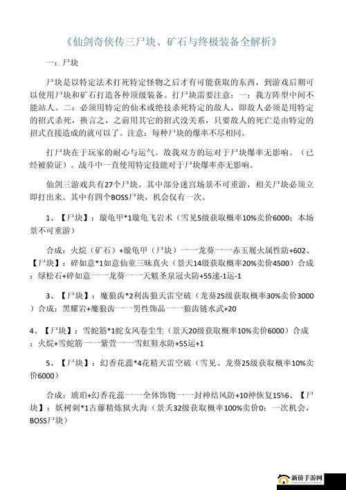 仙剑奇侠传 6 常见问题全面解析及详细应对策略指南