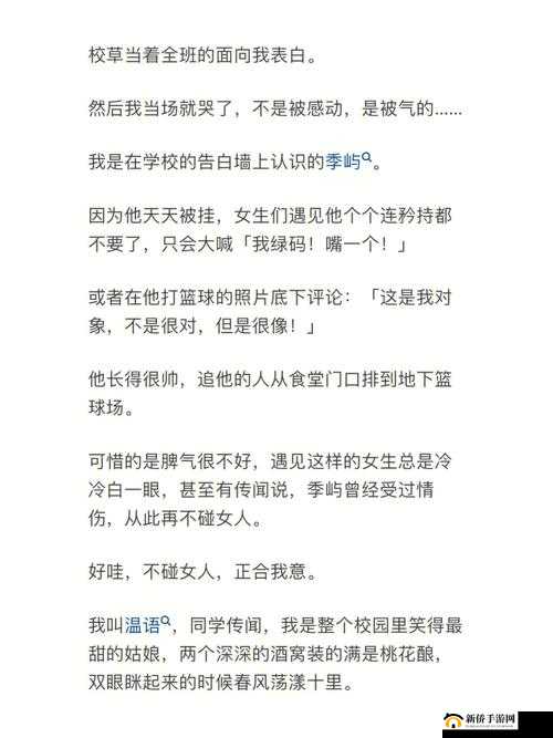 校草同桌非要撩我小当家：别样青春暧昧情