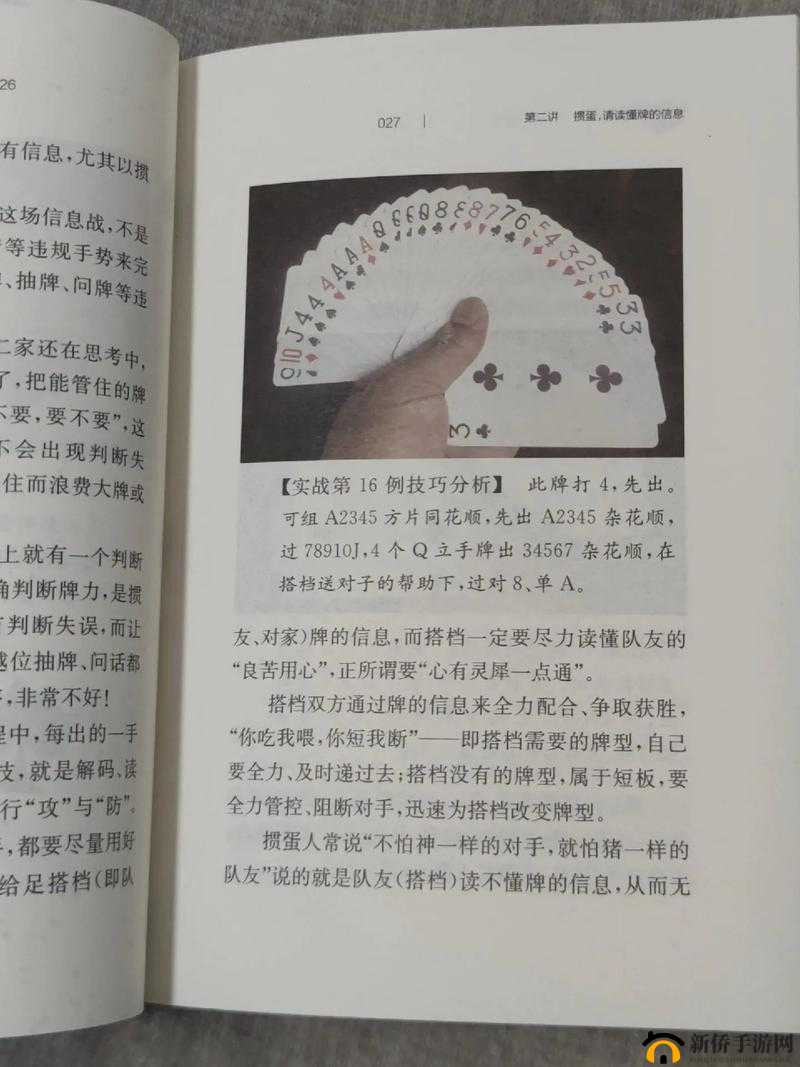 掼蛋高手技艺训练：实战技巧提升