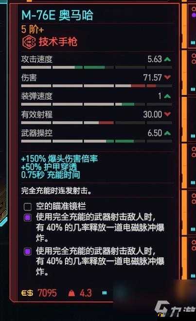 赛博朋克2077强力武器推荐：探寻最佳武器装备指南