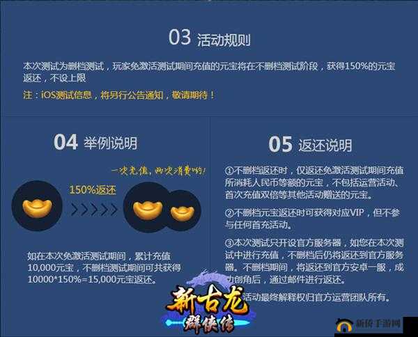 古龙群侠传2手游测试启动，深度解析充值返利规则下的资源管理艺术