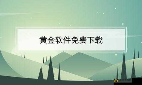 黄金软件下载安装入口免费：提供便捷的软件获取途径
