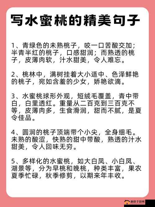 当水蜜桃遇见小蜜桃：一场甜蜜的冒险之旅