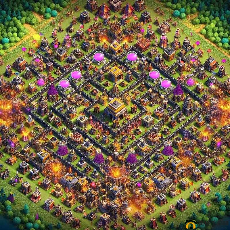 部落冲突9.5版本顶尖神阵揭秘，花式挑战中展现极致资源管理，从未三星被破的艺术