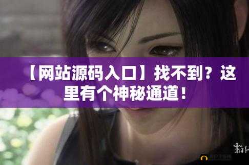 成品网站入口隐藏通道：探寻其背后的神秘与奥秘