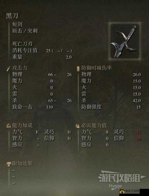 艾尔登法环黑刀获取全面攻略及如何最大化其战斗价值
