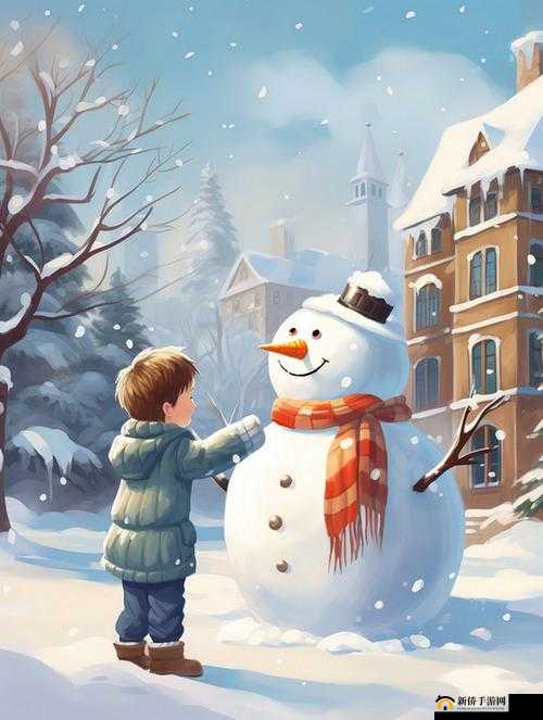 冬日奇遇，探索初雪覆盖的奇妙世界，领略堆雪人艺术的魅力