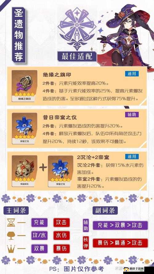 原神2.3版本莫娜武器选择深度解析，全面攻略助你解锁她的战斗无限潜能