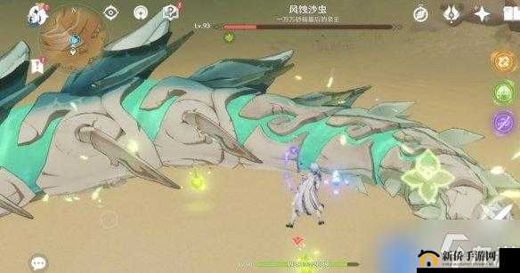 原神游戏中风蚀沙虫的深度击败策略与展现战斗艺术的技巧