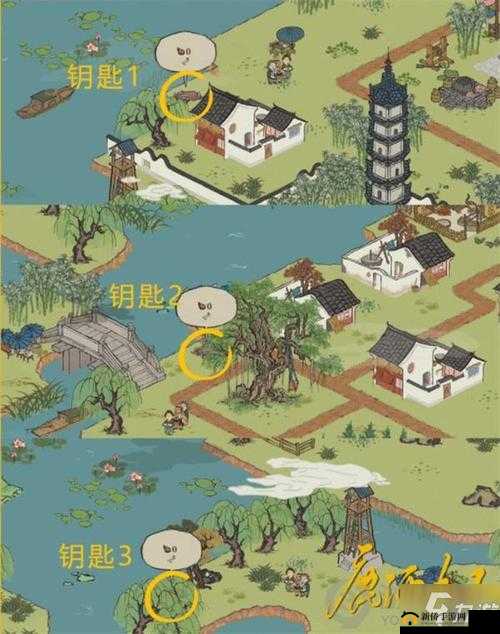 江南百景图钱塘春行，宝箱与钥匙位置全攻略，揭秘资源管理艺术