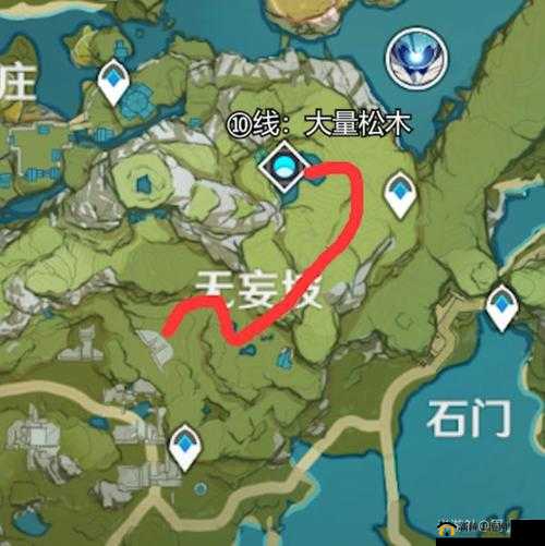 原神玩家必看，松木位置大全汇总，哪里能找到最多的松木呢？