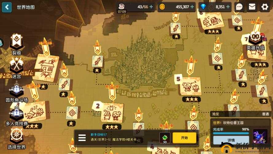 坎公骑冠剑世界1难关重重？全面图文攻略助你轻松通关！