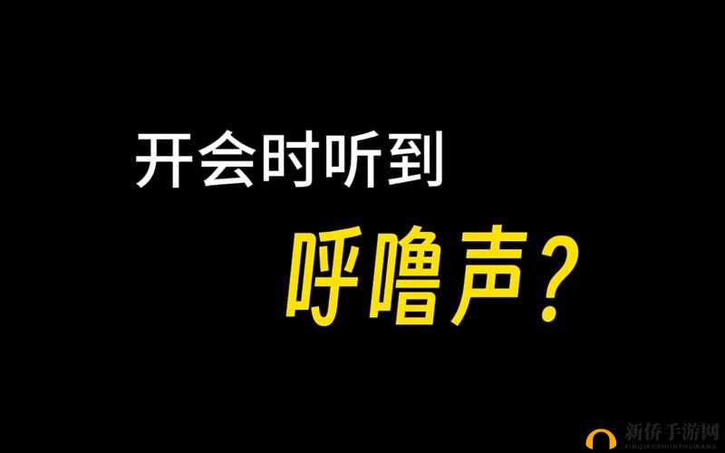 开会时,声音:一直放里面
