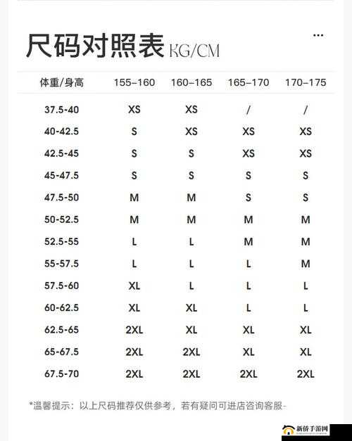 国产尺码与欧洲尺码对照表 2024：助您精准选择合适尺码