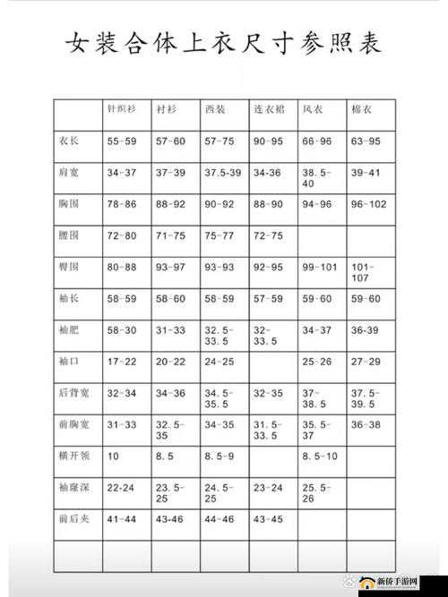 国产尺码和欧洲尺码表约：揭秘不同尺码的秘密