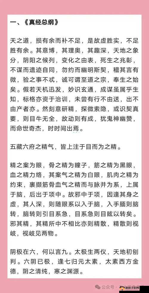 九阴真经四内秘技全揭秘：深度解读游戏秘籍的奥秘