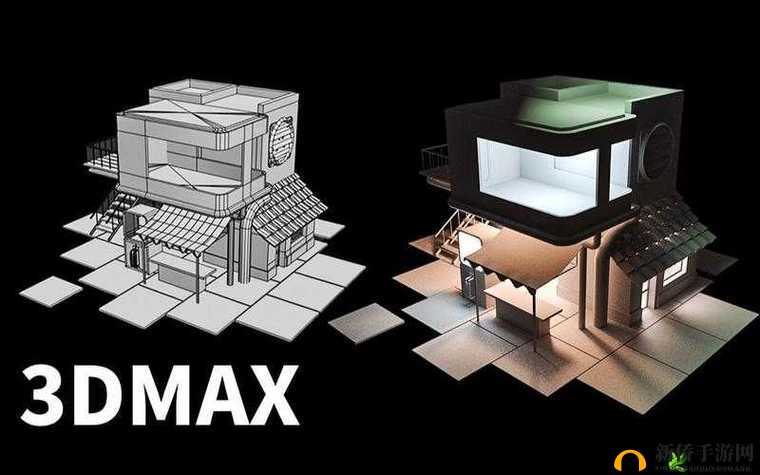 3dMAX9 喷射的独特 2D 与 3D8 视觉效果呈现