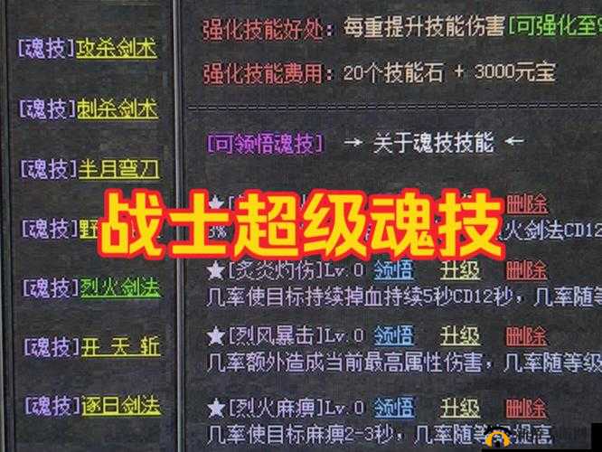 热血合击战士技能搭配深度解析，助你打造专属无敌战场传奇攻略